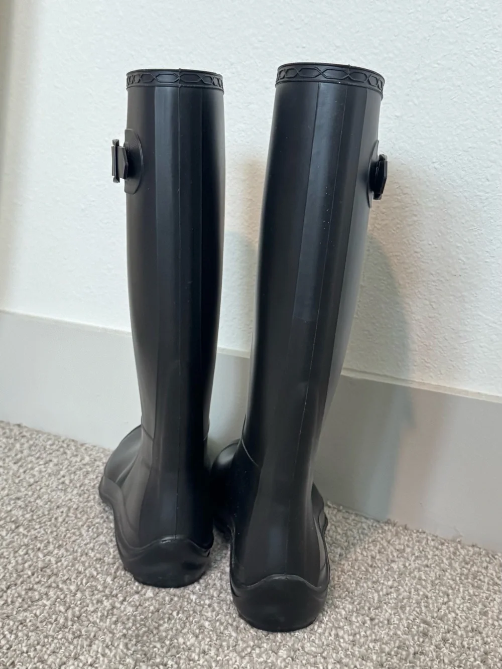 Kamik Black Tall Rain Boots